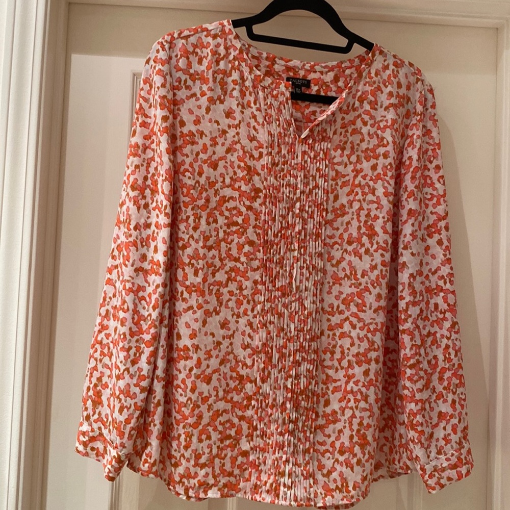 Long sleeve Talbots blouse